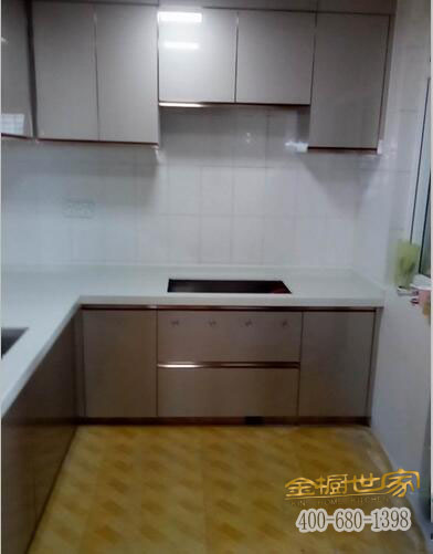 小廚房櫥柜效果圖，濃縮是精華